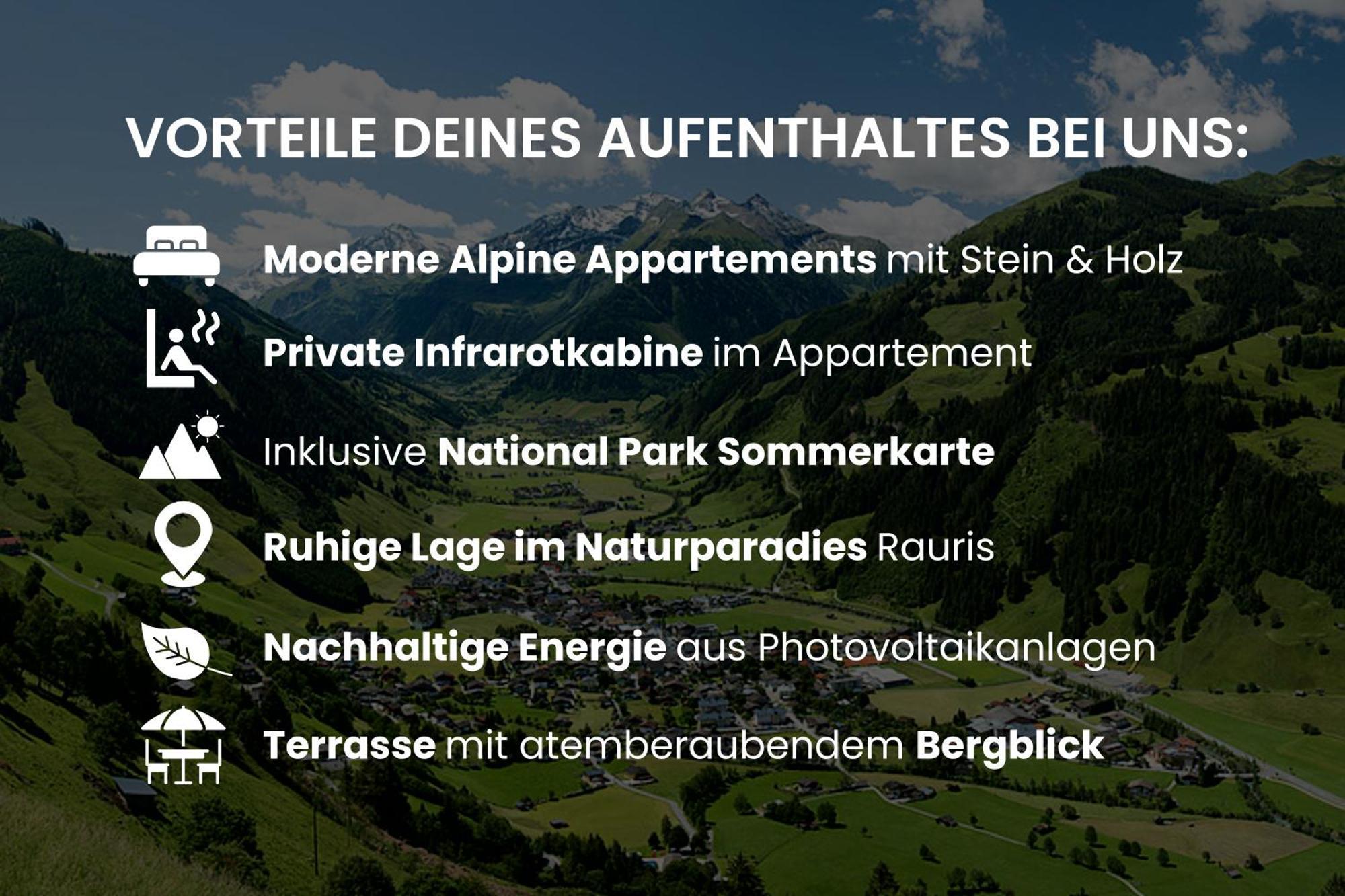 Alpine Apartment Goldquell - Infrarot Kabine, National Park Sommerkarte Und Bergblick 劳里斯 外观 照片